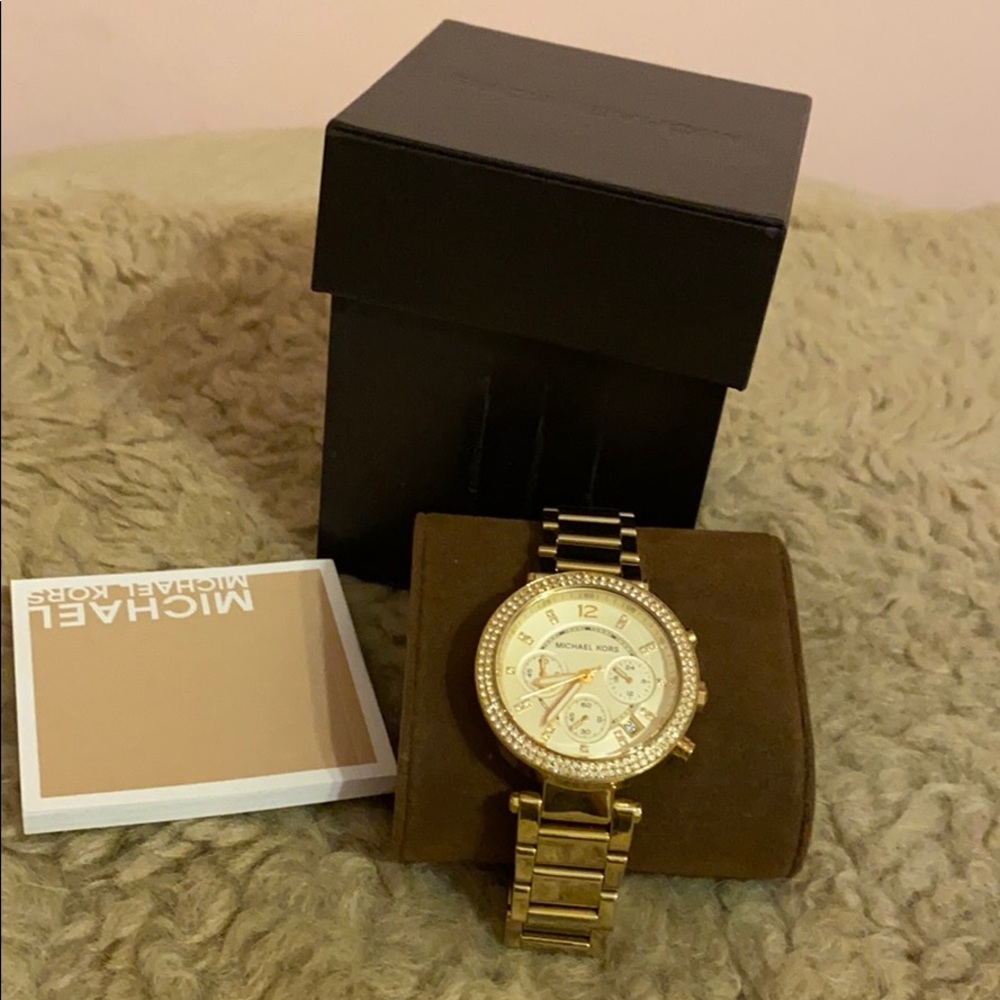Michael Kors gold tone watch